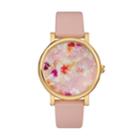 Timex Women's Style Elevated Crystal Leather Watch - Tw2r66300jt, Size: Medium, Pink
