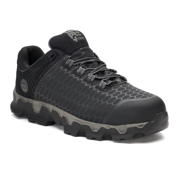 Timberland Pro Powertrain Sport Eh Men's Alloy Toe Work Shoes, Size: Medium (10.5), Black