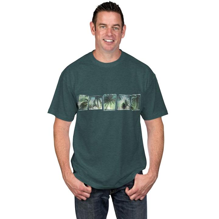 Big & Tall Newport Blue Tropical Graphic Tee, Men's, Size: Xxl Tall, Dark Green
