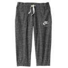 Girls 7-16 Nike Vintage Nep Capris, Girl's, Size: Medium, Grey Other