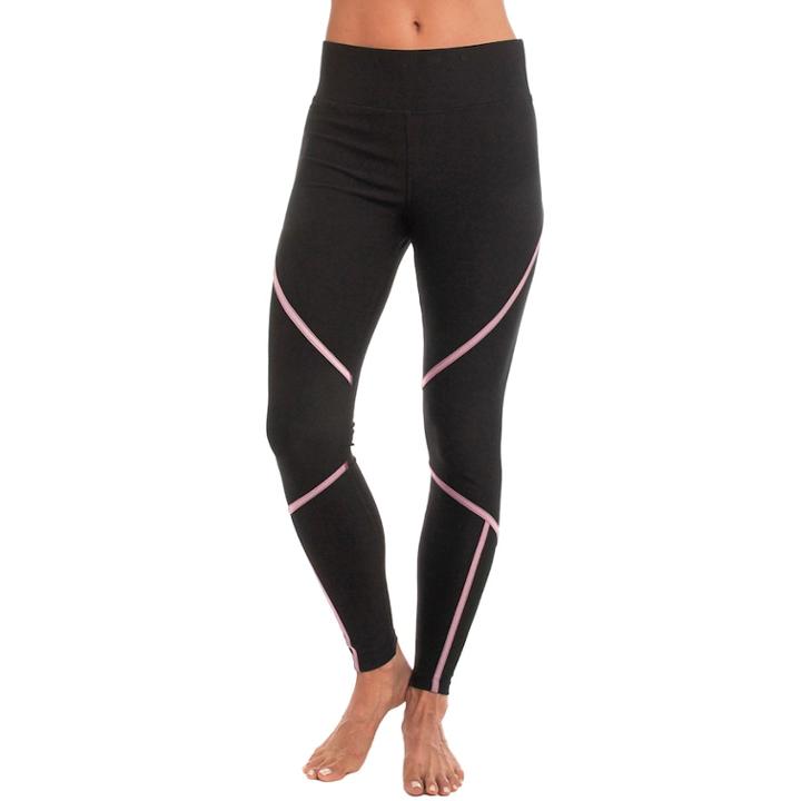 Women's Spalding Supersonic High-waisted Yoga Leggings, Size: Large, Pink