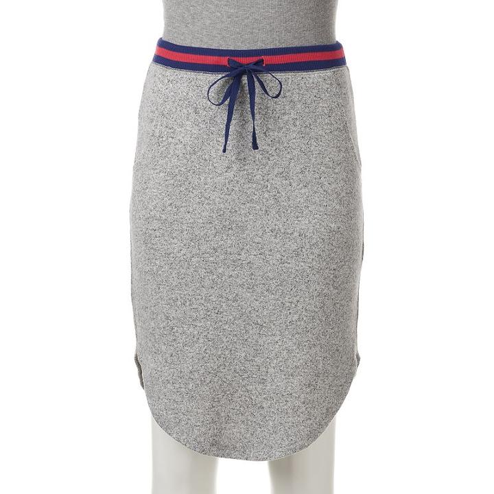 Juniors' So&reg; Striped Sporty Midi Skirt, Teens, Size: Large, Med Grey