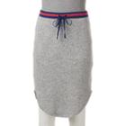 Juniors' So&reg; Striped Sporty Midi Skirt, Teens, Size: Large, Med Grey