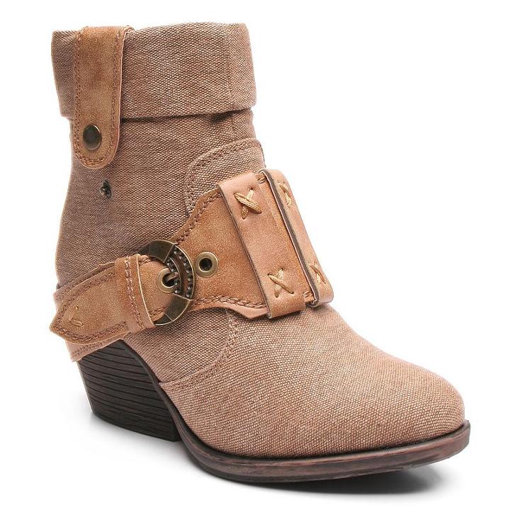 2 Lips Too Too Trixie Women's Wedge Ankle Boots, Girl's, Size: 9, Beige Oth