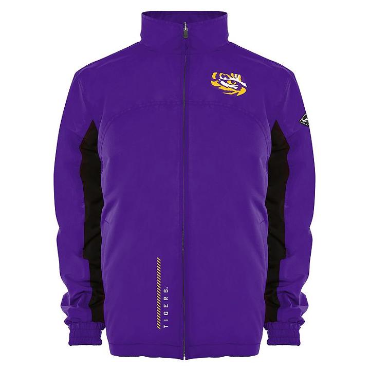 Men's Franchise Club Lsu Tigers Alpine Reversible Jacket, Size: Small, Purple