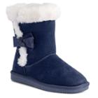 Sonoma Goods For Life&trade; Girls' Soft Pull-on Boots, Girl's, Size: 3, Blue (navy)