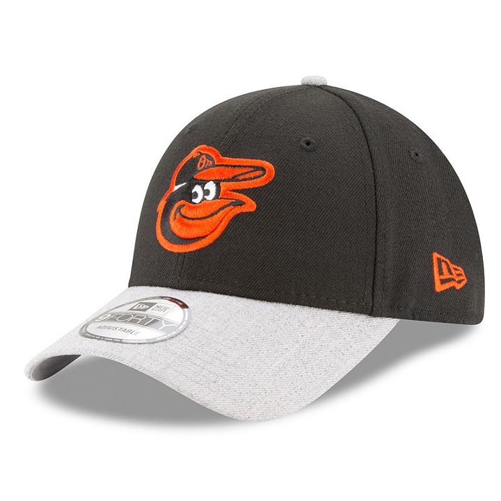 Adult New Era Baltimore Orioles 9forty The League Heather 2 Adjustable Cap, Ovrfl Oth