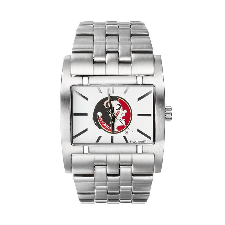 Rockwell Florida State Seminoles Apostle Stainless Steel Watch - Men, White