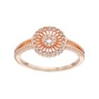 Lc Lauren Conrad Openwork Pinwheel Ring, Women's, Size: 7.50, Pink Other