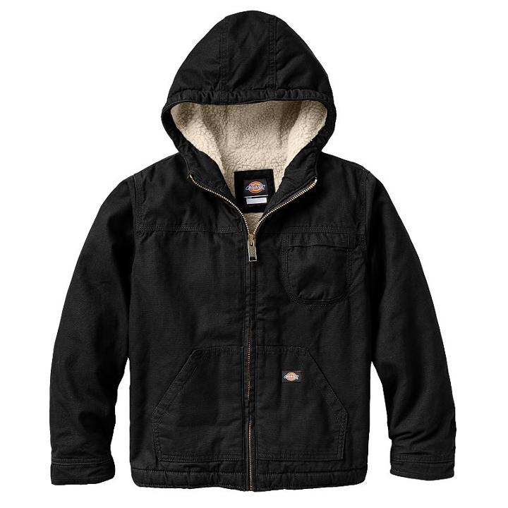 Boys 8-20 Dickies Sherpa-lined Duck Jacket, Boy's, Size: Xl, Black