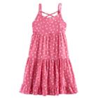 Girls 4-10 Jumping Beans&reg; Floral Tiered Dress, Girl's, Size: 8, Med Pink