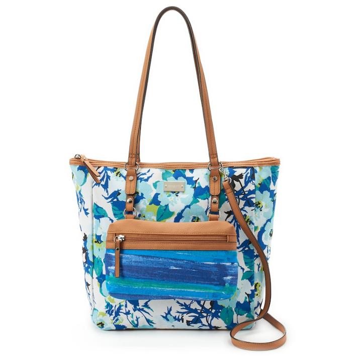 Rosetti Lizzy Printed Tote & Removable Bag, Women's, Blue