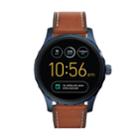Fossil Men's Q Marshal Gen 2 Leather Smart Watch - Ftw2106, Size: Large, Brown