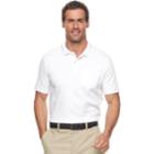 Men's Croft & Barrow&reg; Tailored-fit Easy-care Interlock Polo, Size: Xxl, White