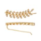 Lc Lauren Conrad Branch Nickel Free Ear Climber Earrings, Women's, Gold