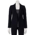 Juniors' Candie's&reg; Open-front Blazer, Girl's, Size: Small, Black