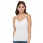 Juniors' Mudd&reg; Lace Trim Camisole, Girl's, Size: Small, White