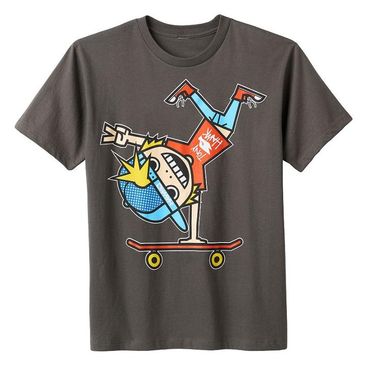 Boys 8-20 Tony Hawk Handstand Tee, Boy's, Size: Medium, Grey (charcoal)