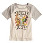 Boys 4-10 Jumping Beans&reg; Looney Tunes Raglan Graphic Tee, Size: 4, Brown/htrgry (oat/htrgry)
