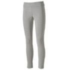 Women's Apt. 9&reg; Millennium Geometric Skinny Dress Pants, Size: 10, White