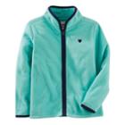 Girls 4-12 Oshkosh B'gosh Microfleece Zip Jacket, Size: 6x, Turquoise/blue (turq/aqua)