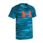 Boys 4-7 Under Armour Trave Big Logo Abstract Performance Tee, Size: 6, Med Blue