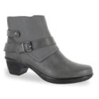 Easy Street Amanda Women's Ankle Boots, Size: 7.5 Wide, Med Grey
