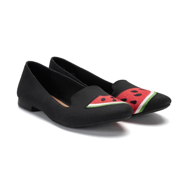 So&reg; Anchovy Women's Watermelon Ballet Flats, Size: Medium (9), Green