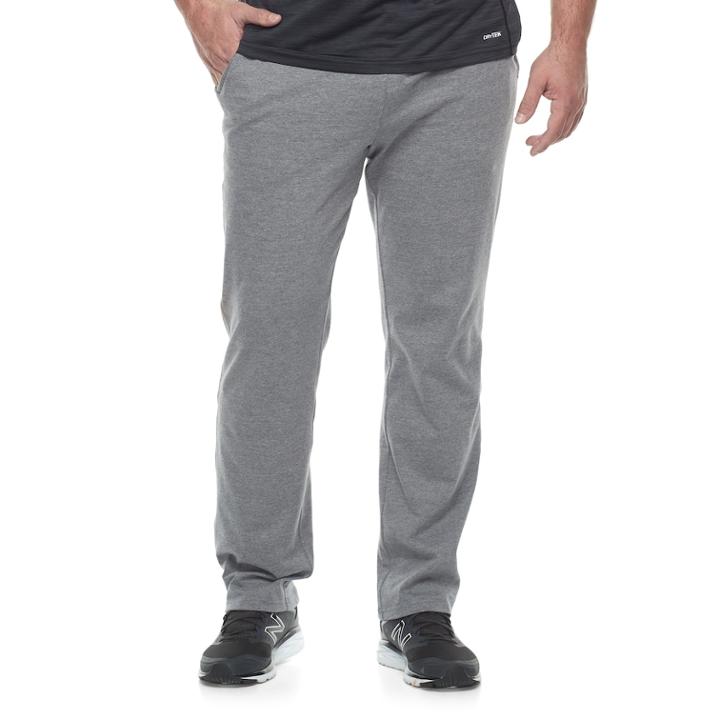 Big & Tall Tek Gear&reg; Basic Jersey Pants, Men's, Size: Xxl Tall, Dark Grey