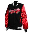 Women's Franchise Club Louisville Cardinals Sweetheart Varsity Jacket, Size: Xl, Black