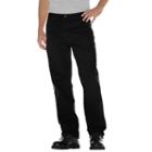 Men's Dickies Relaxed Fit Duck Jeans, Size: 34x30, Black