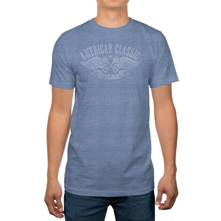 Men's Sonoma Goods For Life&trade; American Classic Tee, Size: Medium, Turquoise/blue (turq/aqua)