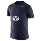 Men's Nike Byu Cougars Football Icon Tee, Size: Xxl, Blue (navy)