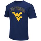 Men's Campus Heritage West Virginia Mountaineers Logo Tee, Size: Medium, Dark Blue