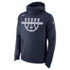 Men's Nike Uconn Huskies Elite Pullover Hoodie, Size: Xxl, Blue (navy)