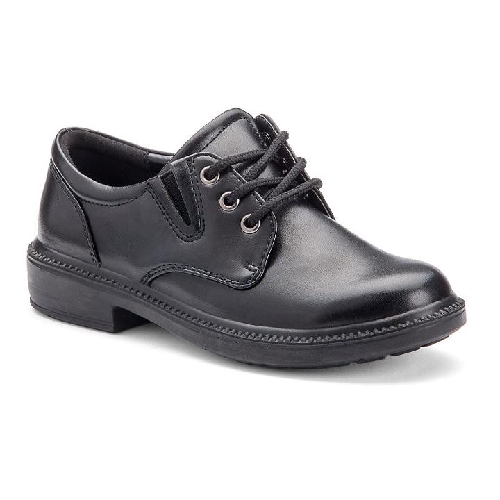 French Toast Damien Boys' Oxford Lace-up Shoes, Boy's, Size: 12, Black