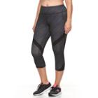Tek Gear, Plus Size Women's &reg; Performance Capri Workout Leggings, Size: 2xl, Black