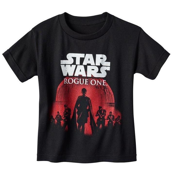 Boys 4-7 Star Wars: Rogue One Death Star March Tee, Boy's, Size: 5-6, Black