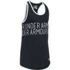 Girls 7-16 Under Armour Dazzle Wraparound Graphic Tank Top, Girl's, Size: Xl, Black