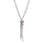 Simply Vera Vera Wang Nickel Free Fringe Y-necklace, Women's, Purple