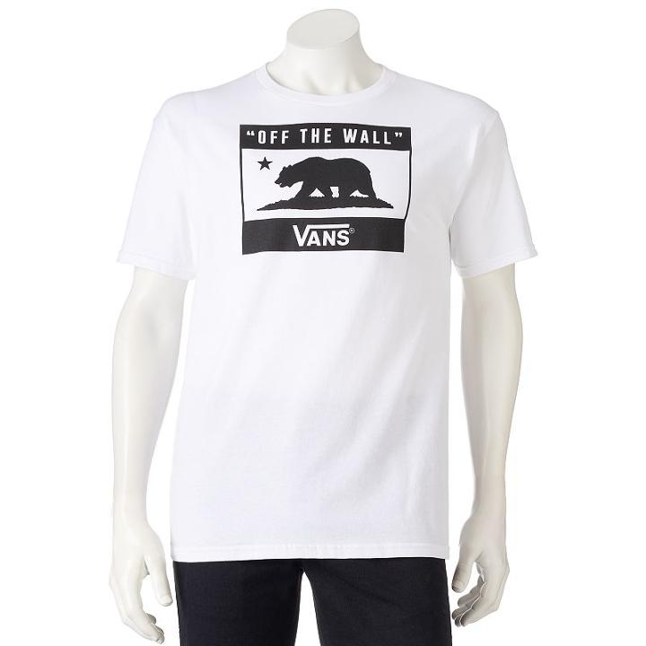 Men's Vans Stoic Bear Tee, Size: Xl, White