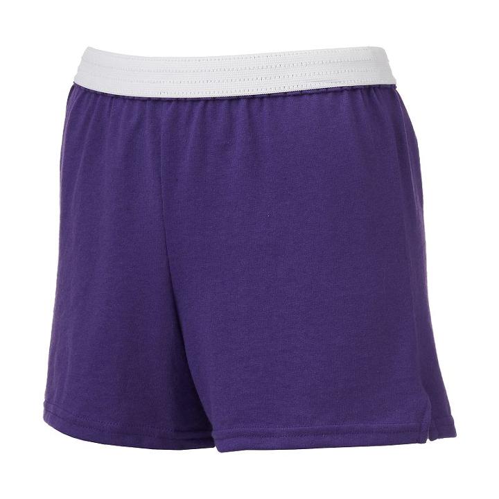 Juniors' Soffe Authentic Fold Over Shorts, Kids Unisex, Size: Xl, Purple