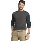 Big & Tall Arrow Classic-fit Colorblock Fleece Sweater, Men's, Size: 4xb, Turquoise/blue (turq/aqua)