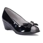 So&reg; Sideshow Girls' Dress Wedges, Size: 2, Black