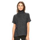Women's Apt. 9&reg; Brushed Turtleneck Top, Size: Xl, Black