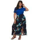 Plus Size Apt. 9&reg; Tummy Control Maxi Skirt, Women's, Size: 0x, Black