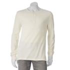Big & Tall Sonoma Goods For Life&trade; Thermal Henley, Men's, Size: L Tall, White Oth