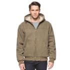 Big & Tall Levi's Sherpa-lined Canvas Bomber Jacket, Men's, Size: L Tall, Dark Beige