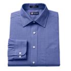 Men's Chaps Classic-fit Solid Broadcloth Spread-collar Dress Shirt, Size: 14.5-32/33, Med Blue