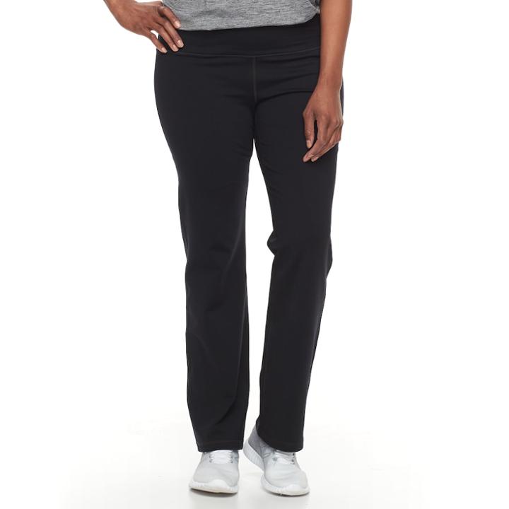 Plus Size Plus Sizetek Gear&reg; Bootcut Shapewear Pants, Women's, Size: 2xl, Black